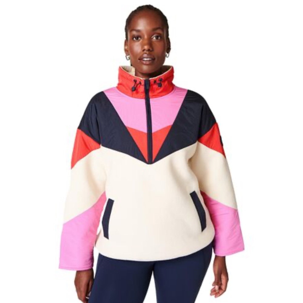 Nwot Sweaty Betty Retrograde Colorblock Women's Jacket